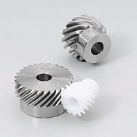 Helical Gear m1 POM White (Polyacetal) Type