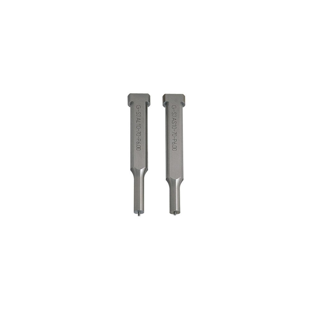 Key Flat Shank Jector Punches Normal, TiCN Coating