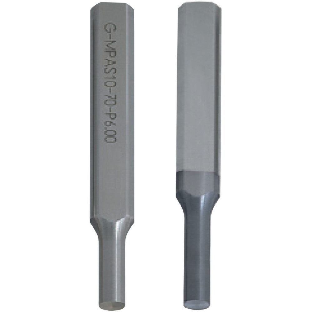 Key Flat Shank Tapped Punches Normal, TiCN Coating