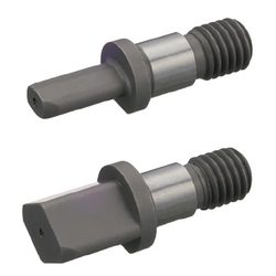 Locating Pins for Fixtures - Square Head Locating Pins - Tip Shape Selectable - Shouldered - No Shoulder - Threaded