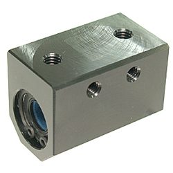 Maintenance-freelinear bushing housing CH-MF shape single compact aluminum case