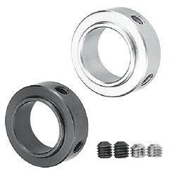 Shaft Collar For Bearing Mounting (Space-Saving Design) - Set Screw , Compact, Set Screw