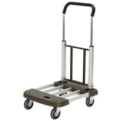 Aluminum Telescopic Folding Dolly, Quiet Aluminum Carrier