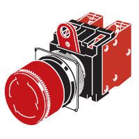 Emergency Stop Push Button Switch (φ22 - φ25) A22E