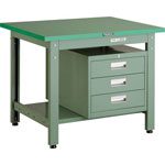 Medium Work Bench with Lower Shelf - 3-Shelf Cabinet Average Load (kg) 800