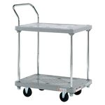 Resin Handcart, Silent Caster, 2-Level One-Side Handle