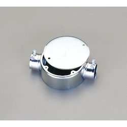 Round Exposed Box (Straight 2-Side Outlets) EA940CS