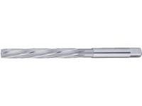High-Speed Steel Spiral Hand Reamer, Right Blade with 12°Left Spiral, 0.01 mm Unit Designation