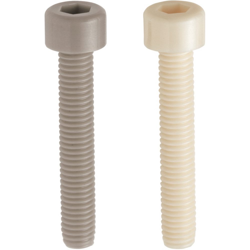 Plastic Hexagon Socket Head Cap Screws Not Knurled PPS