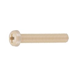 Resin Screw (PEEK-Cross Recessed Pan Head Machine Screw) - SPE-P