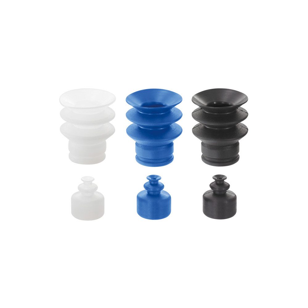 Suction Cup (Silicone-Nitrile-Fluorine) - Flat-Bellows