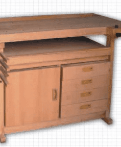 Wooden bench, roller stands - Bàn gỗ gia công, giá lăn đứng